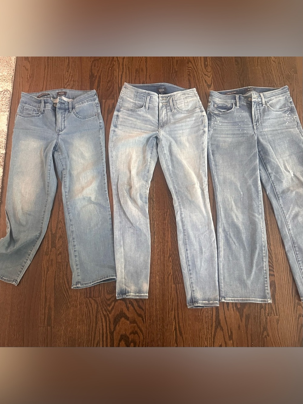 NYDJ JEANS LOT OF 3 -Marilyn Straight cropped, Marilyn Straight & Ami Skinny